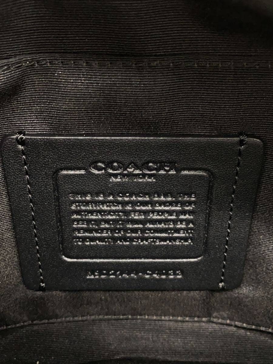 COACH Waist Bag Leather GRN Solid C4033 5