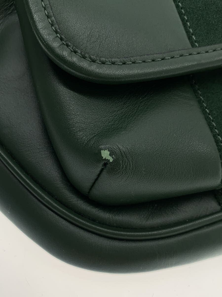 COACH Waist Bag Leather GRN Solid C4033 7