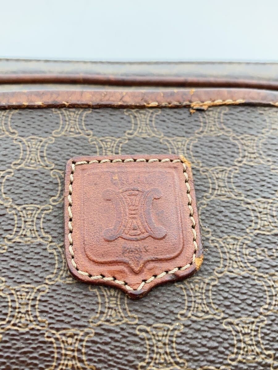 CELINE Pouch PVC BRW All Over Pattern M09 5