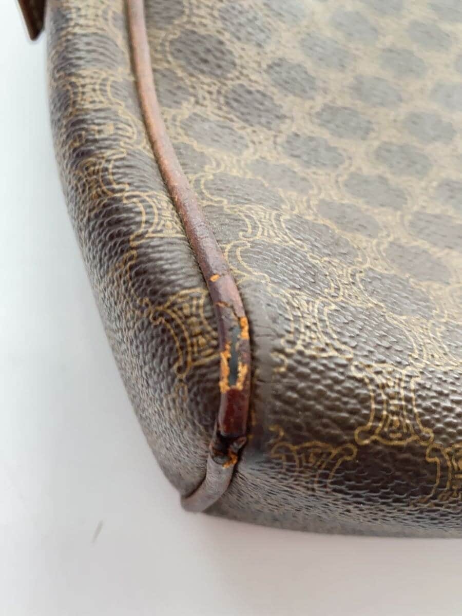 CELINE Pouch PVC BRW All Over Pattern M09 8