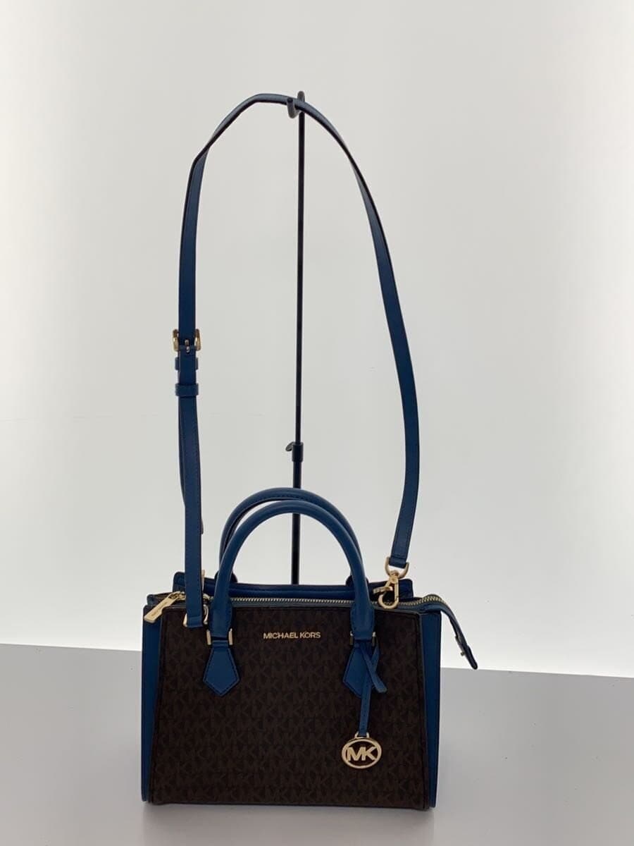 MICHAEL KORS HOPE Medium Messenger Bag Shoulder Bag PVC BLU 35T0GWXM8B 4