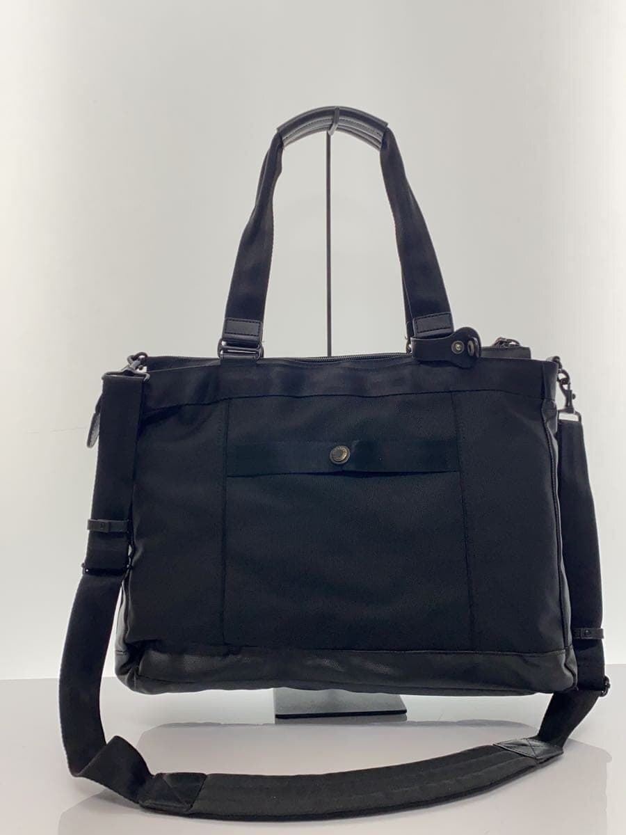 BERMAS Tote Bag 2-Way Shoulder Nylon BLK 60072 3