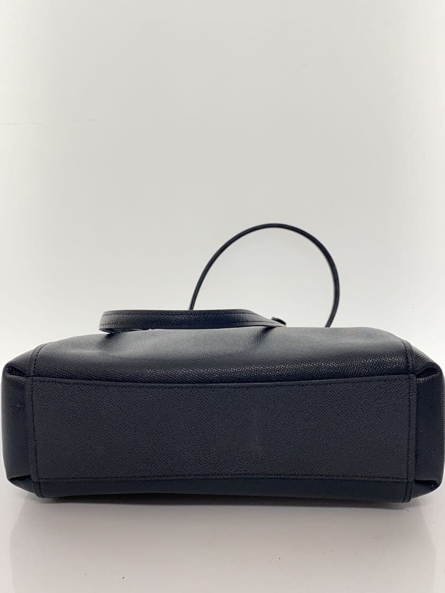COACH Tote Bag Leather NVY F25397 4