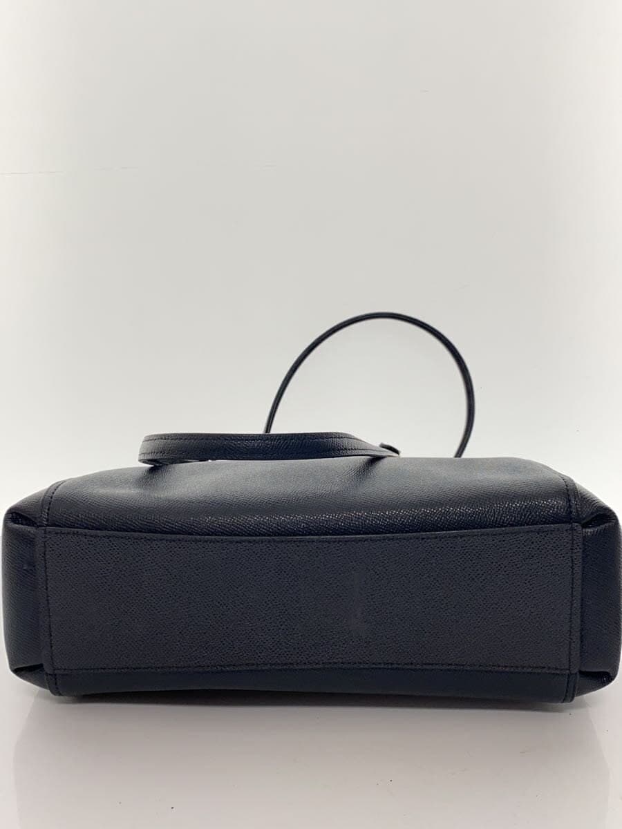COACH Tote Bag Leather NVY F25397 4