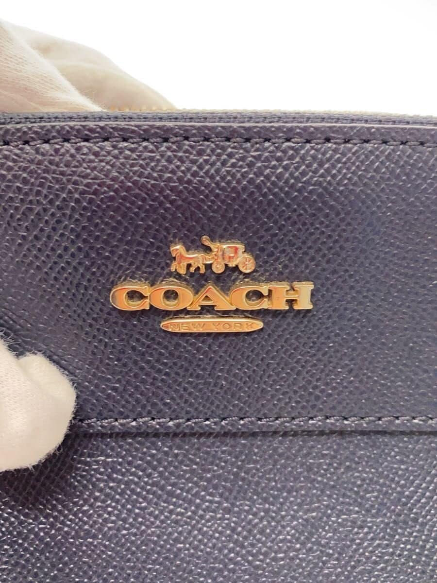 COACH Tote Bag Leather NVY F25397 9