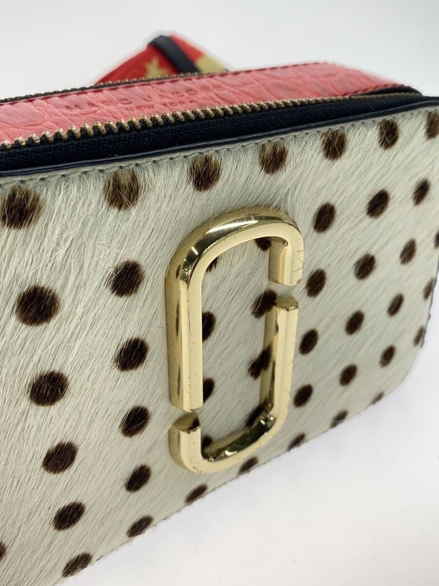 MARC JACOBS Snapshot Haircalf Shoulder Bag Leather Multicolor M0012014 Some 5