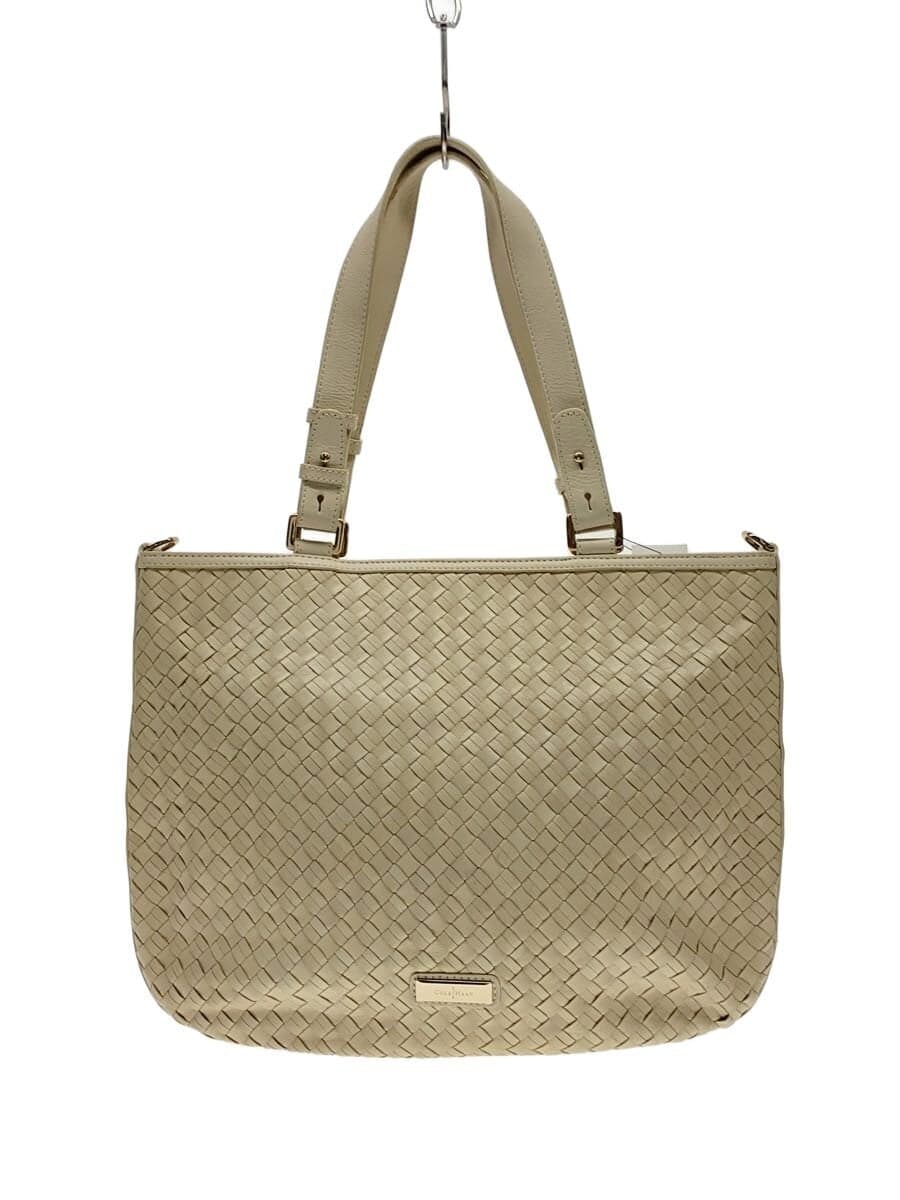 COLE HAAN Tote Bag Leather CRM