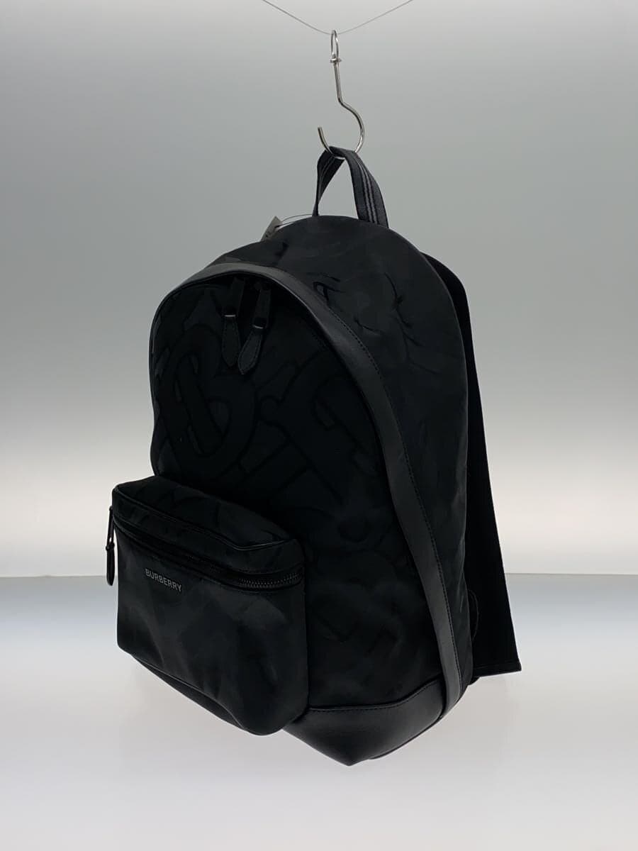 BURBERRY Backpack Polyester Black All-over pattern 8043706 2