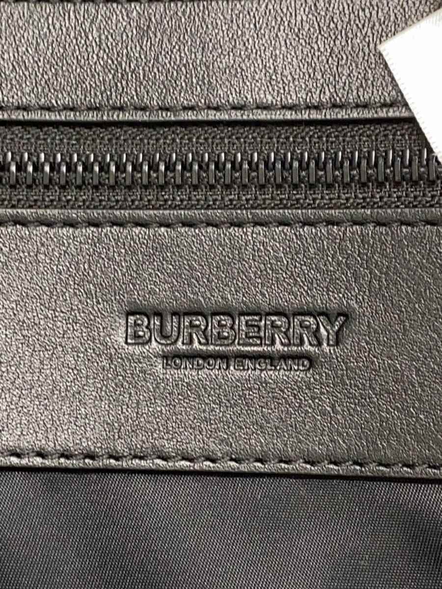 BURBERRY Backpack Polyester Black All-over pattern 8043706 5