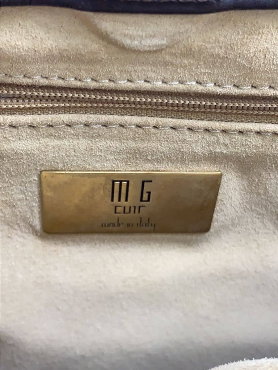 Other Brand MG CUIR Corner Wear Made in Italy 2-Way Handbag Leather BRW Solid 5