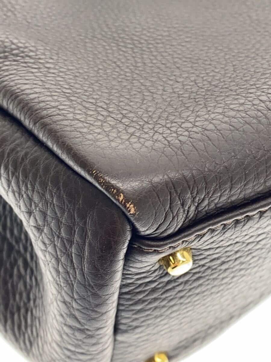 Other Brand MG CUIR Corner Wear Made in Italy 2-Way Handbag Leather BRW Solid 7