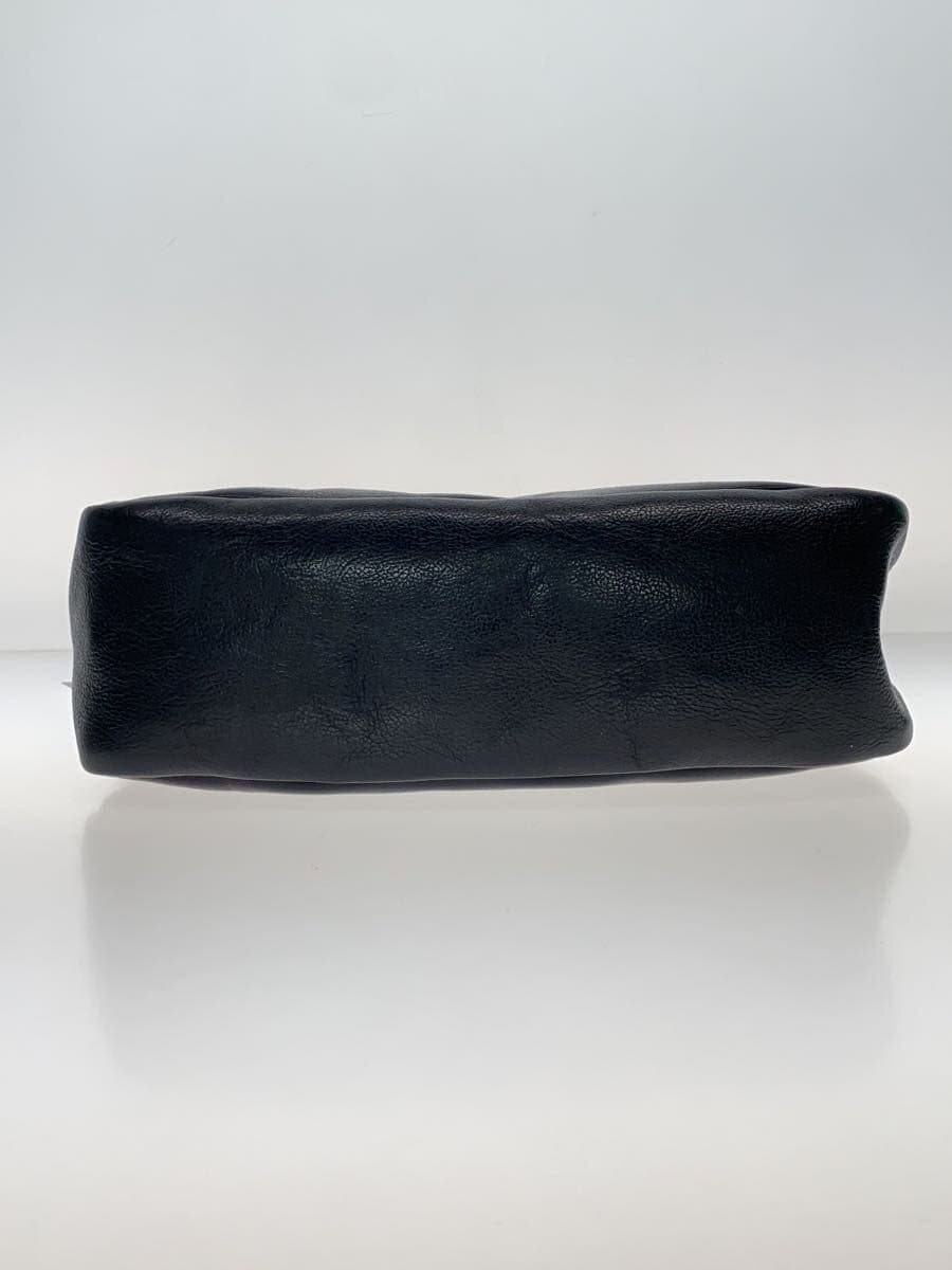 IL BISONTE shoulder bag leather BLK 4