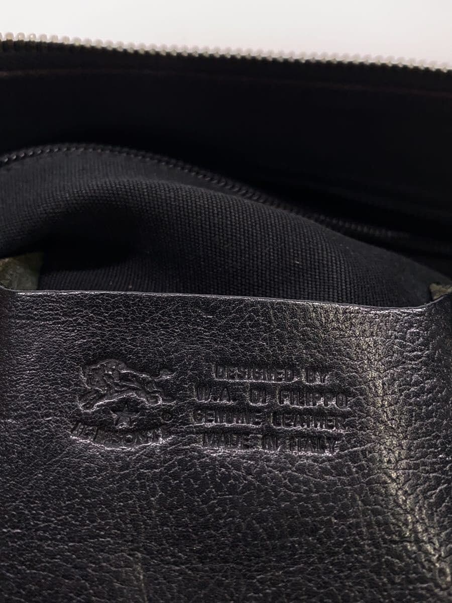 IL BISONTE shoulder bag leather BLK 5