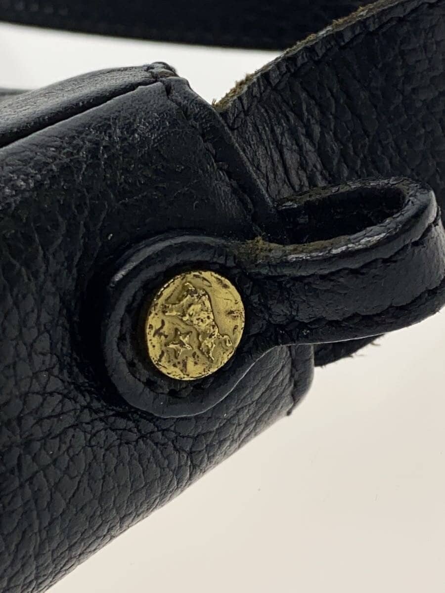 IL BISONTE shoulder bag leather BLK 7