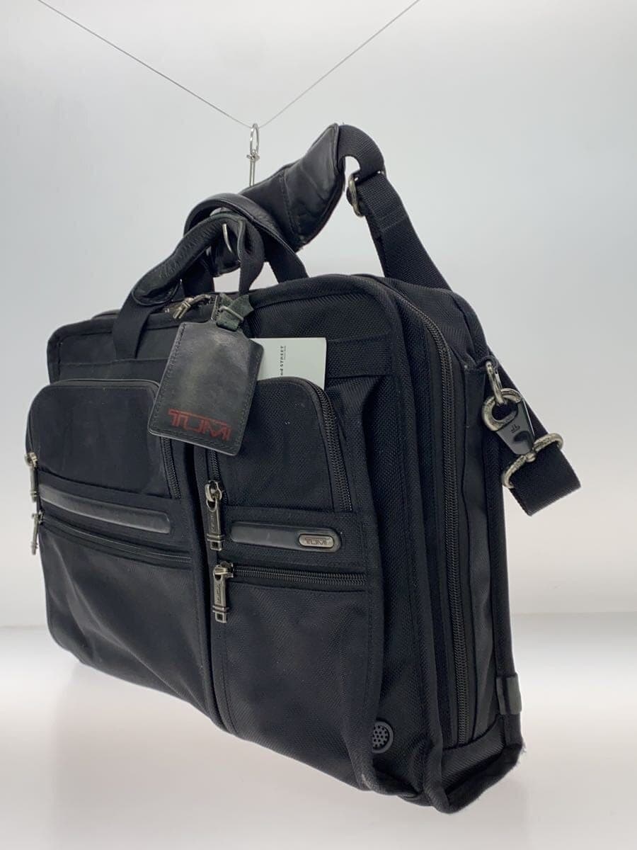 TUMI briefcase -- BLK plain 2