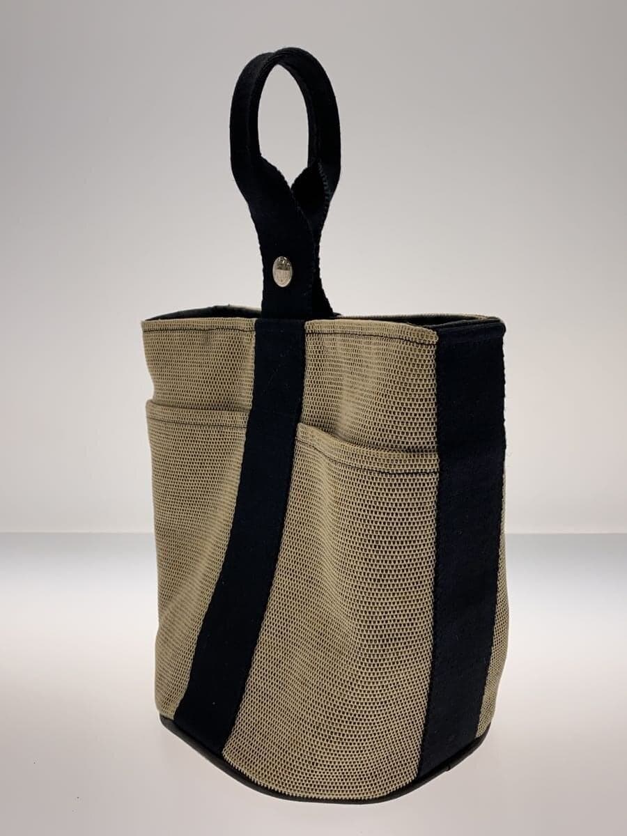 HERMESHERMES Hermès Saxo PM Handbag Canvas BEG 2