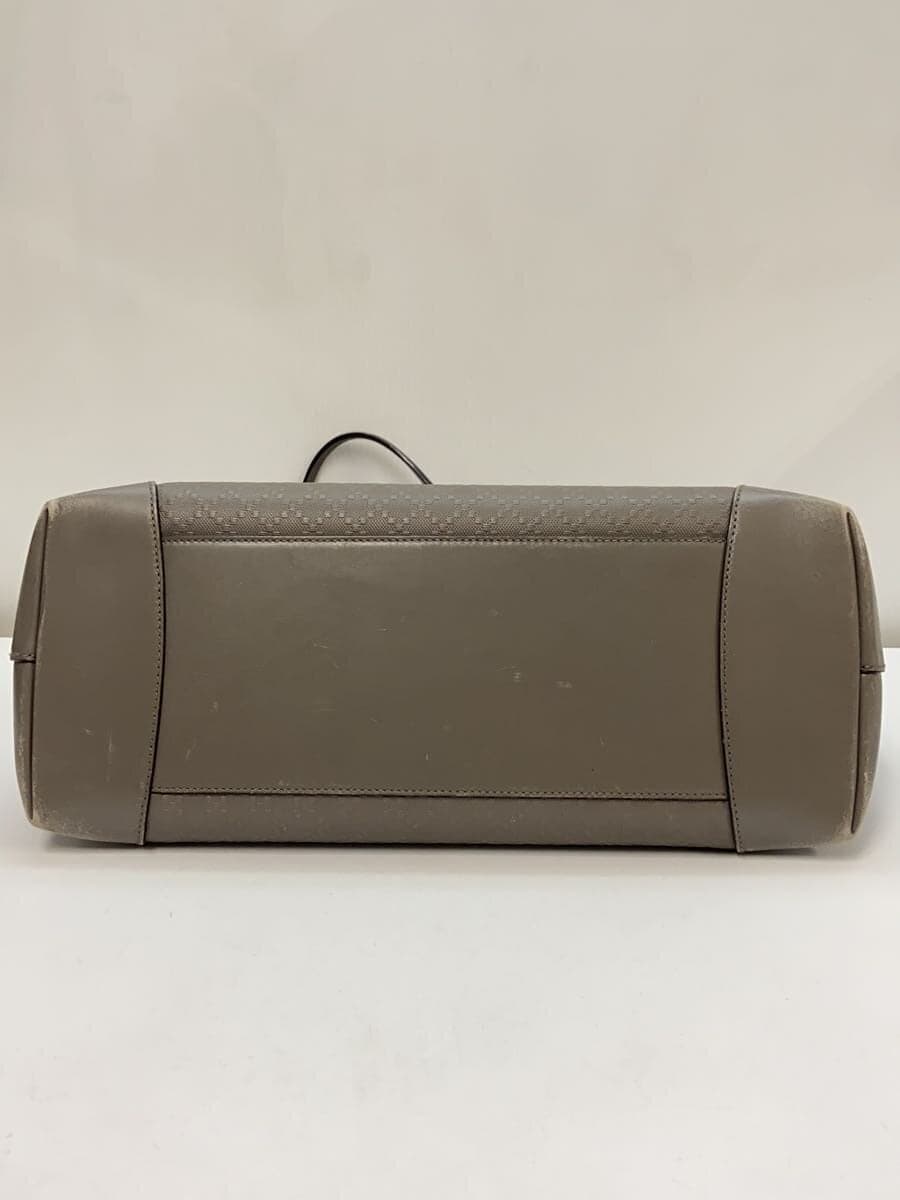 GUCCIGUCCI Gucci Tote Bag - Diamante Lux Leather GRY All-over Pattern 353397 4