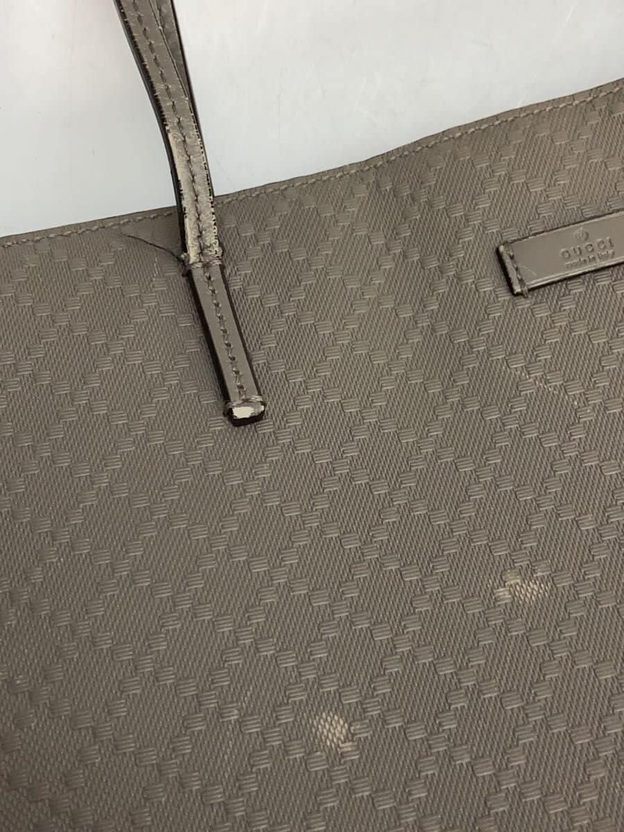 GUCCIGUCCI Gucci Tote Bag - Diamante Lux Leather GRY All-over Pattern 353397 9