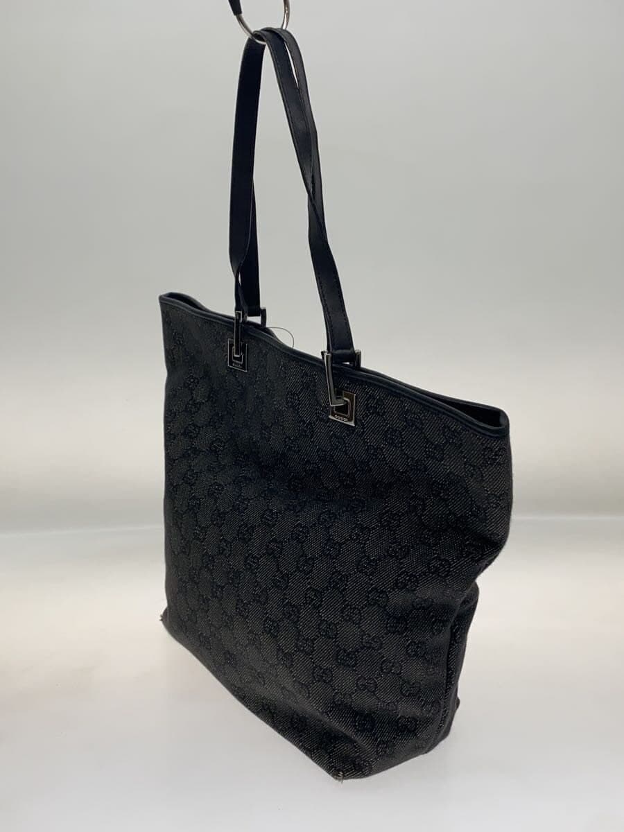 GUCCI Tote Bag_GG Canvas BLK 2