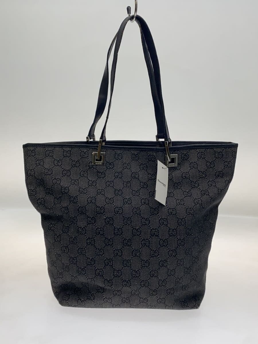 GUCCI Tote Bag_GG Canvas BLK 3