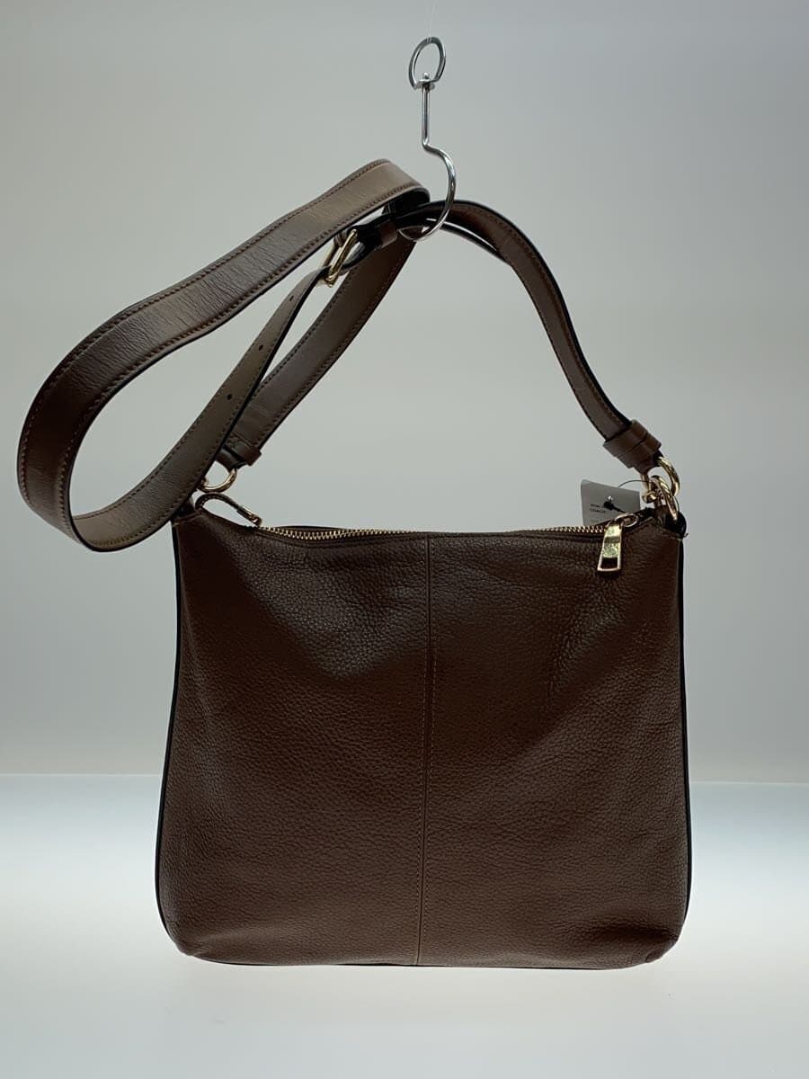 COACH Shoulder Bag Leather BRW Solid F34823 3