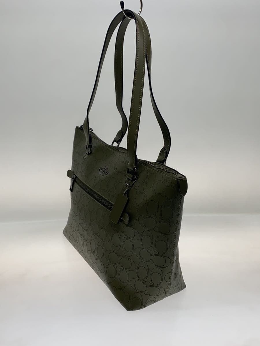 COACH Tote Bag PVC KHK 1499 2