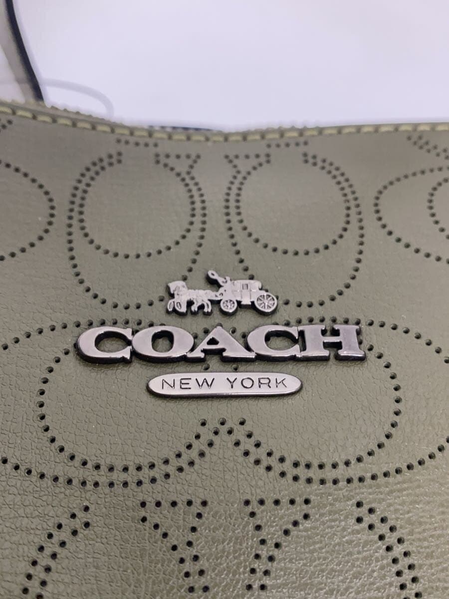 COACH Tote Bag PVC KHK 1499 5