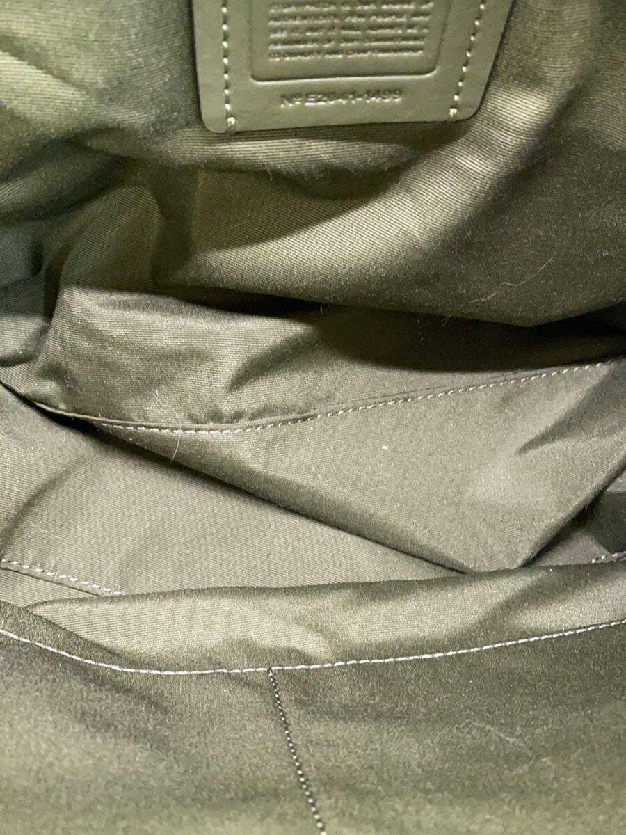 COACH Tote Bag PVC KHK 1499 6