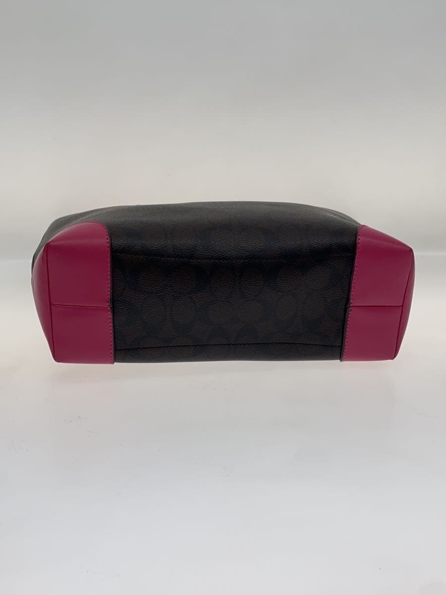 COACH Tote Bag PVC BRW All Over Pattern F29208 4