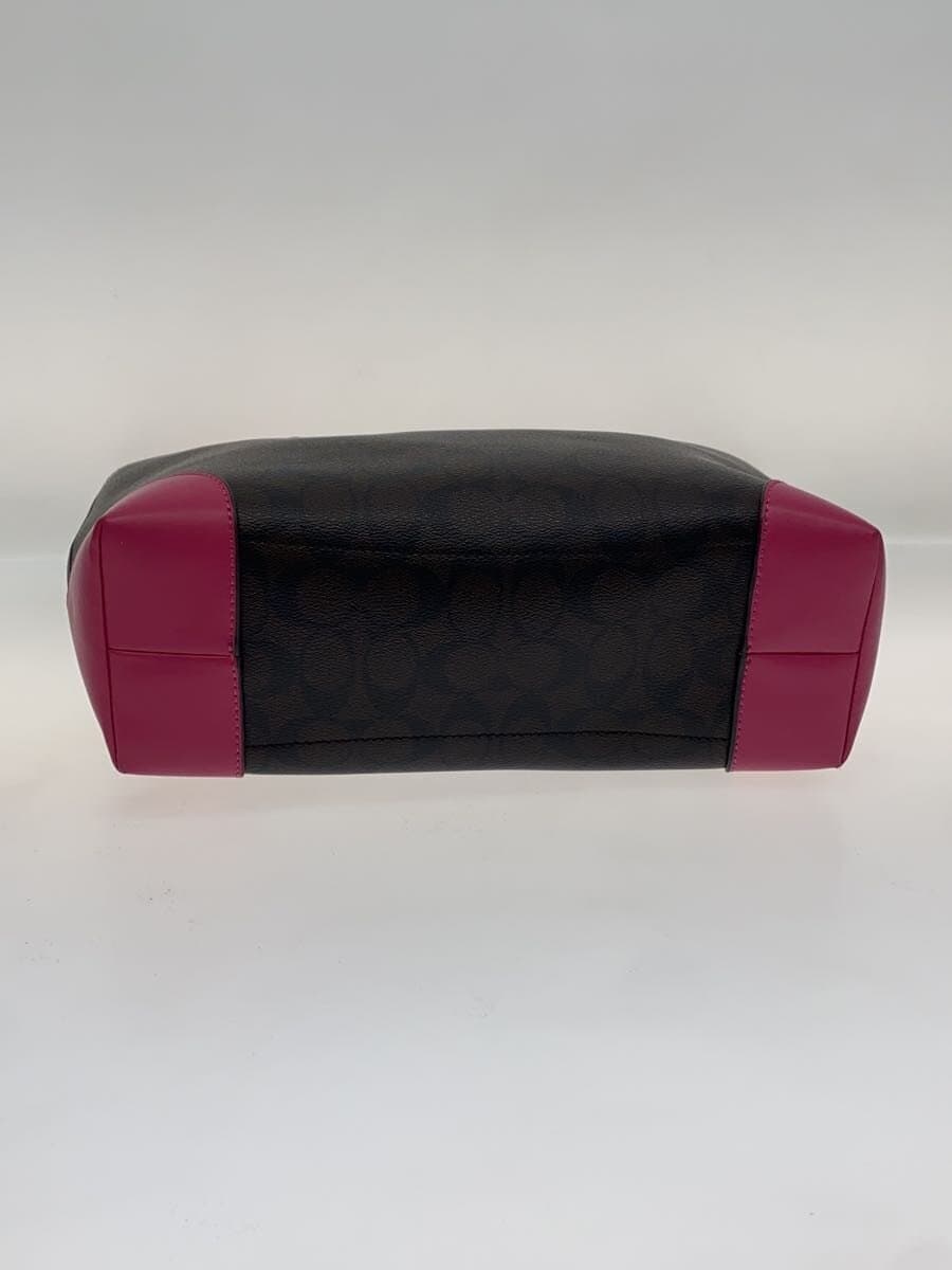 COACH Tote Bag PVC BRW All Over Pattern F29208 4