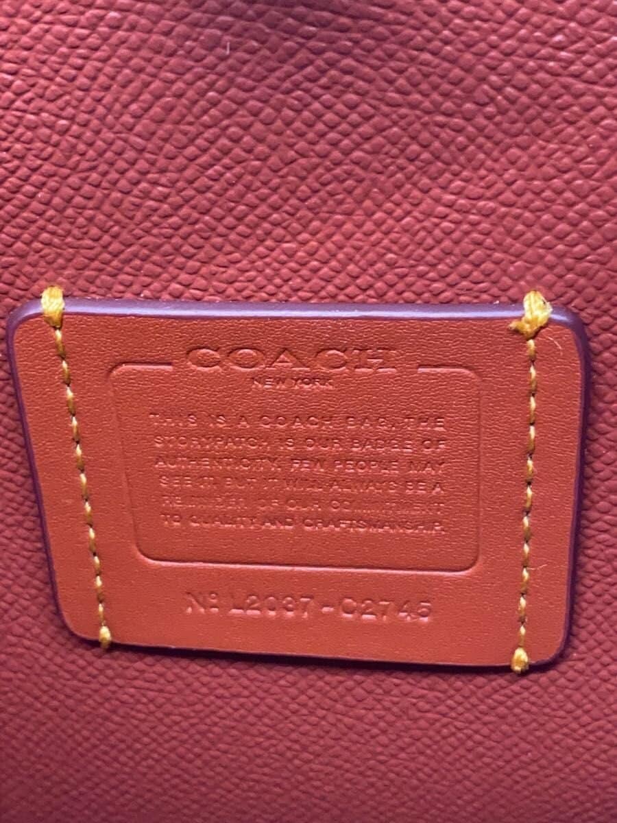 COACH Willow Shoulder Bag_Signature PVC BRW All Over Pattern 5