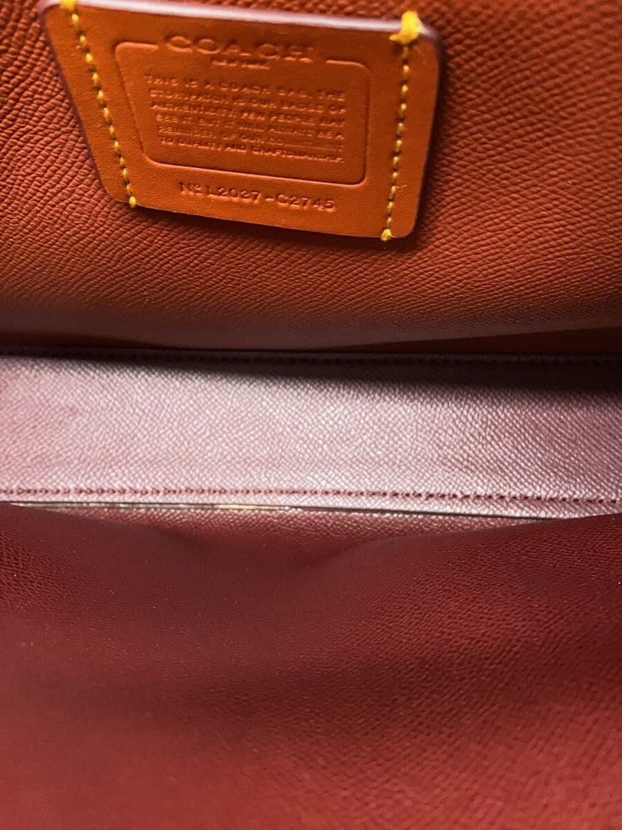 COACH Willow Shoulder Bag_Signature PVC BRW All Over Pattern 6