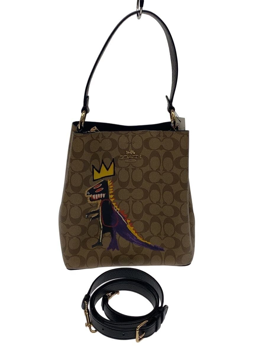 COACH Bag PVC BRW All Over Pattern F2181-C5787