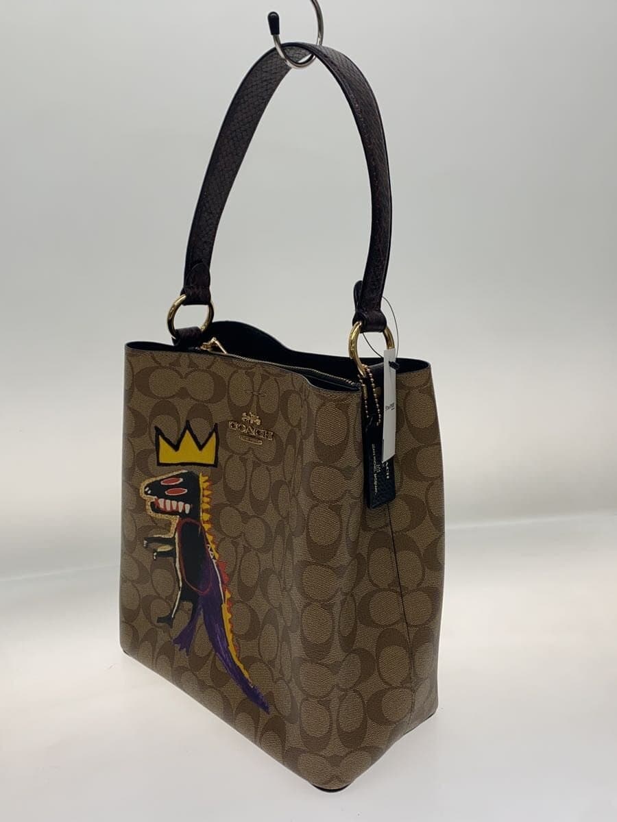 COACH Bag PVC BRW All Over Pattern F2181-C5787 2