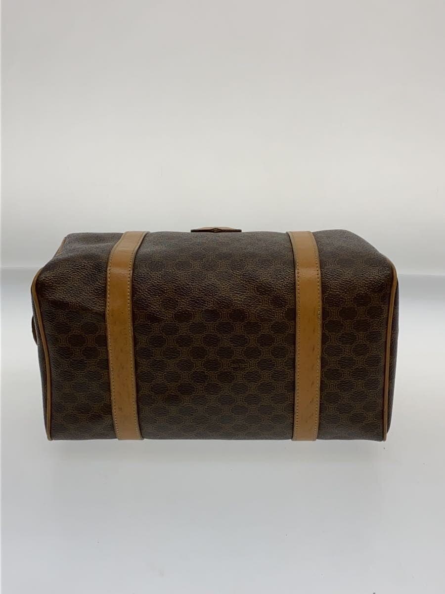 CELINE Boston Bag Leather BRW All-over Print M11 4