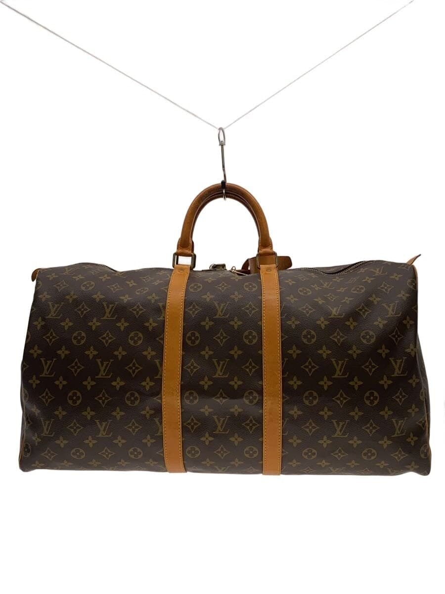 LOUIS VUITTON Keepall 55_Monogram Canvas Canvas BRW