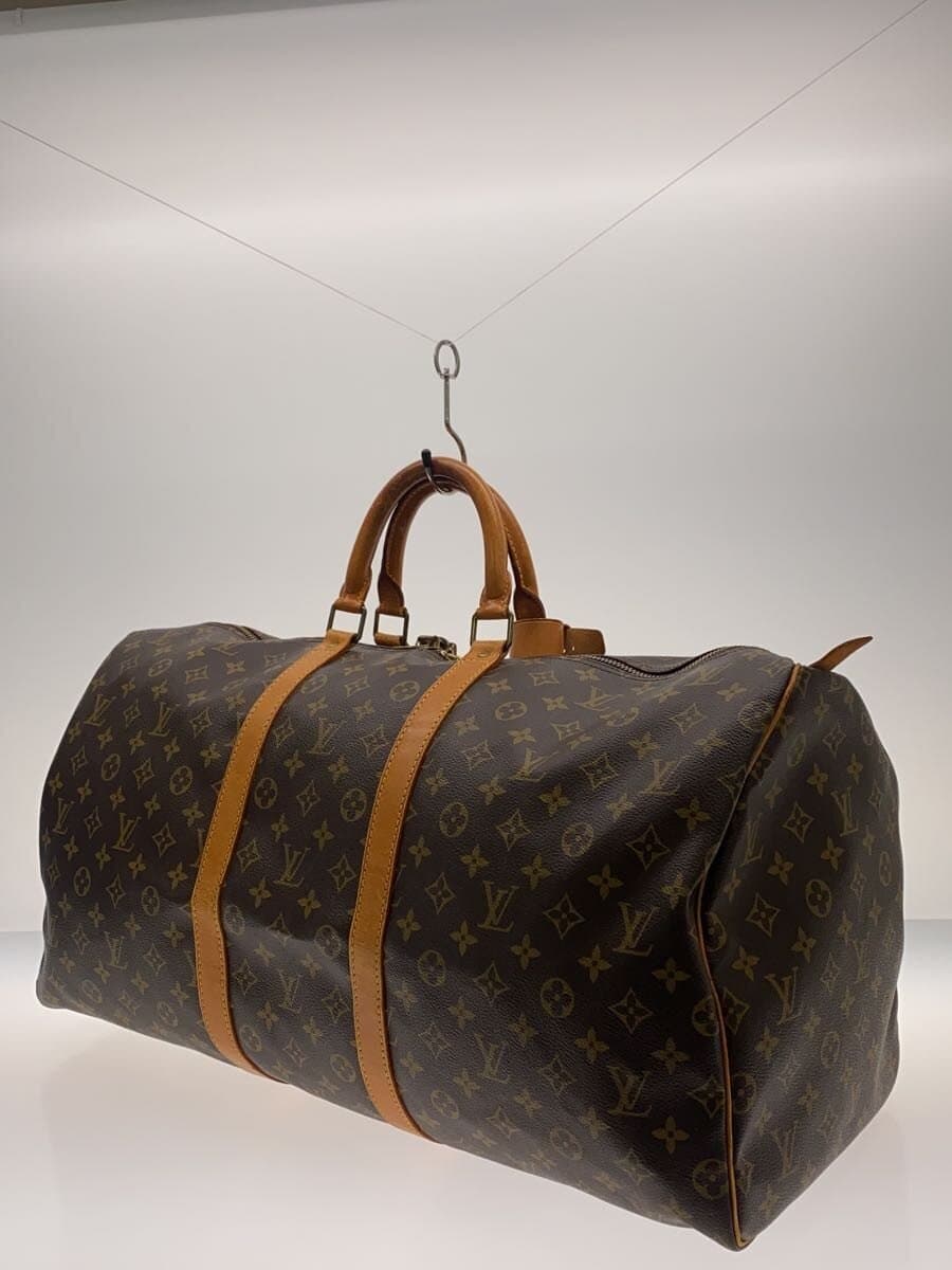 LOUIS VUITTON Keepall 55_Monogram Canvas Canvas BRW 2
