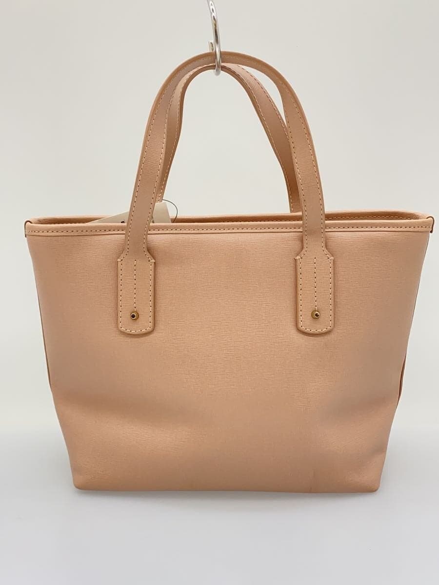 FURLA Handbag Leather Pink Solid Color 3