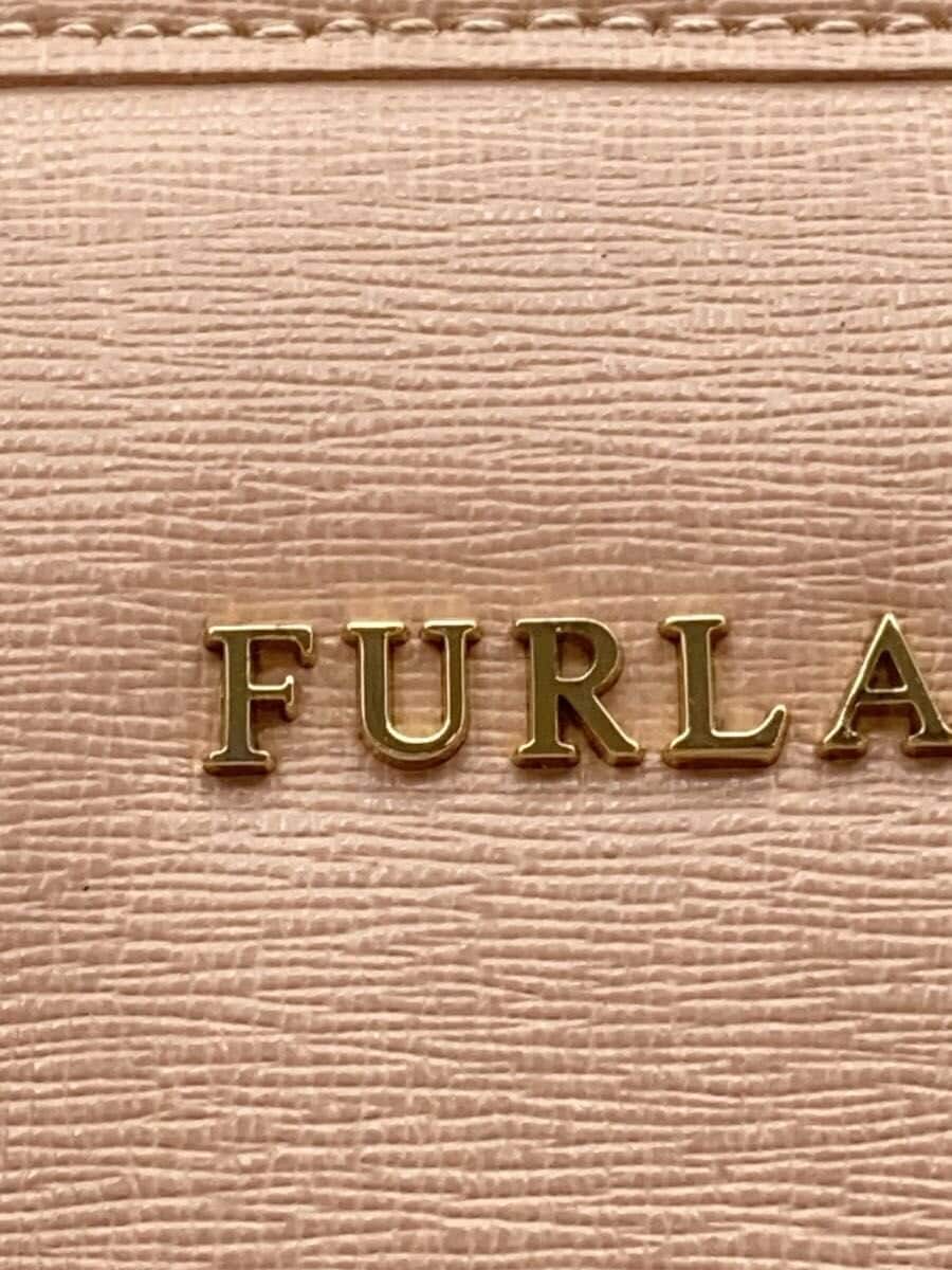 FURLA Handbag Leather Pink Solid Color 5