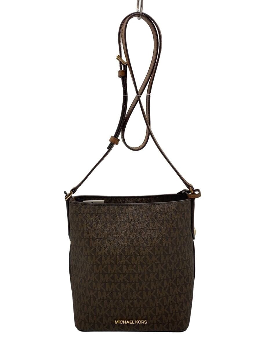 MICHAEL KORS Shoulder Bag -- BRW All-over Print 35F8GKFM1V