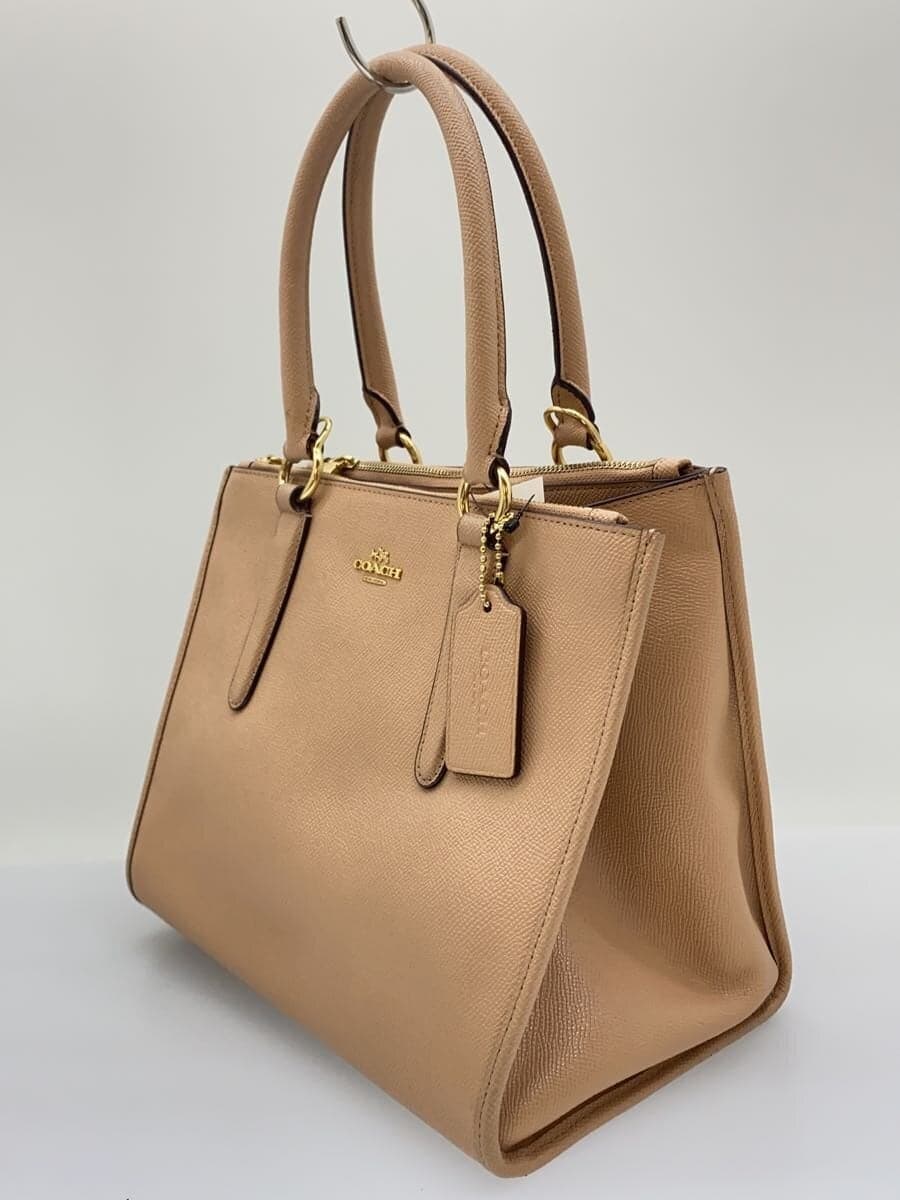 COACH Tote Bag PVC Pink Solid Color F14928 2