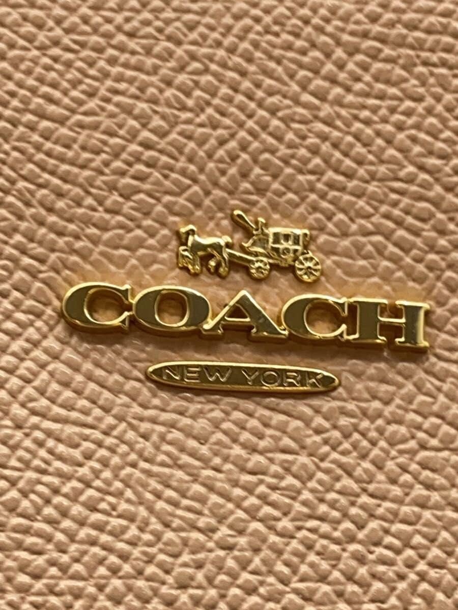 COACH Tote Bag PVC Pink Solid Color F14928 5