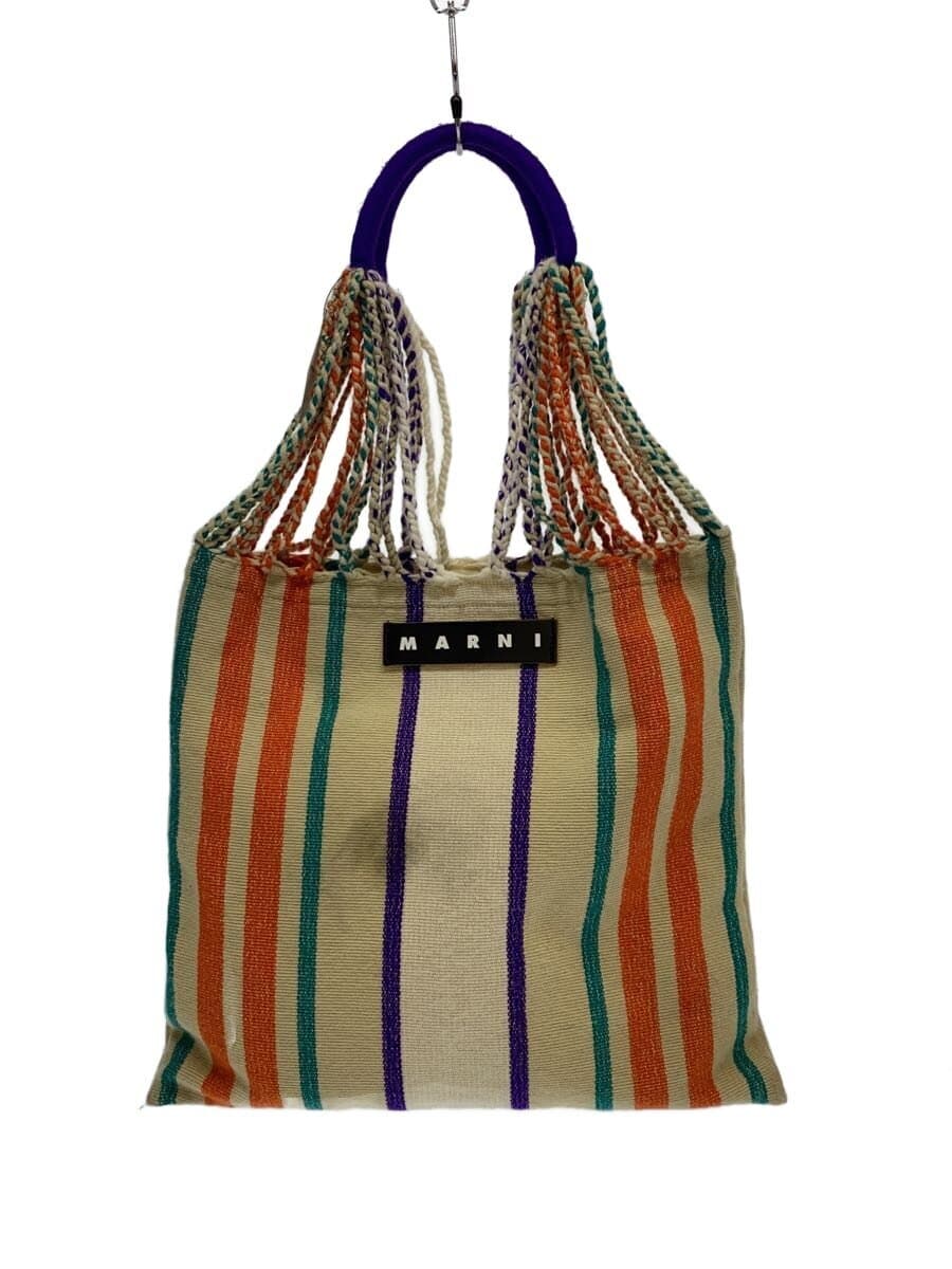 MARNI Tote Bag -- Multicolor Stripes