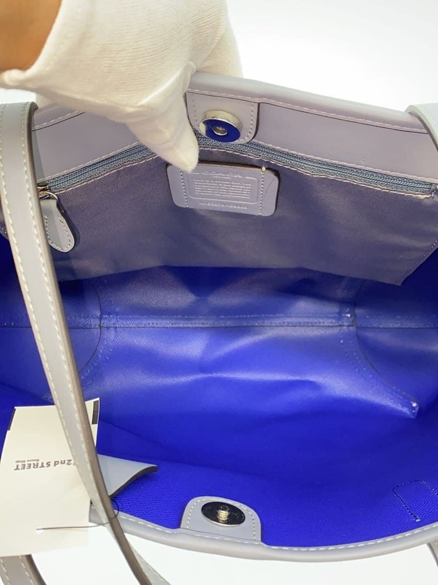 COACH Tote Bag PVC White All-over Print CB869 6