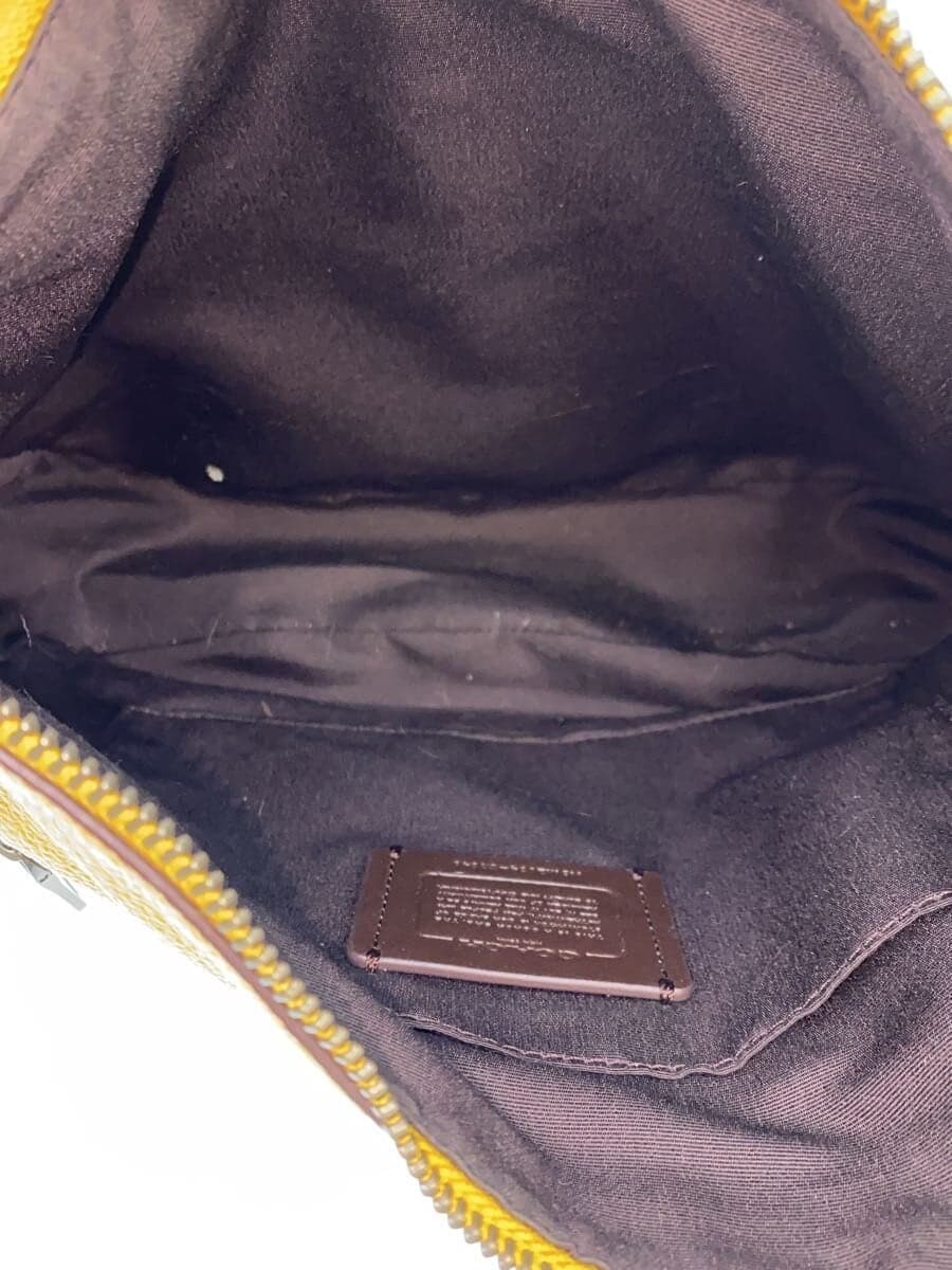 COACH Ellie File Bag PVC YLW C1648 6