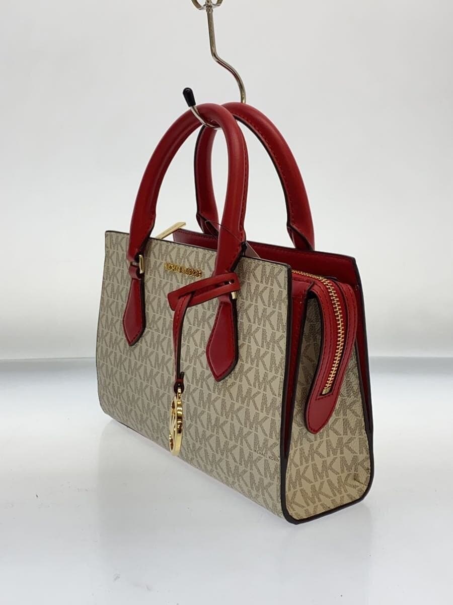 MICHAEL KORS Handbag PVC CRM All-over Print 35S3G6HS5B 2