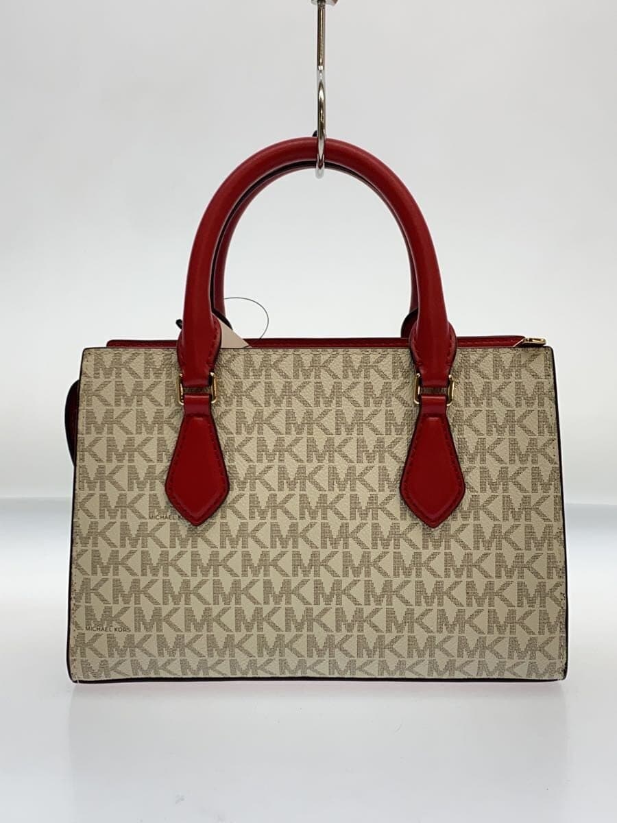 MICHAEL KORS Handbag PVC CRM All-over Print 35S3G6HS5B 3