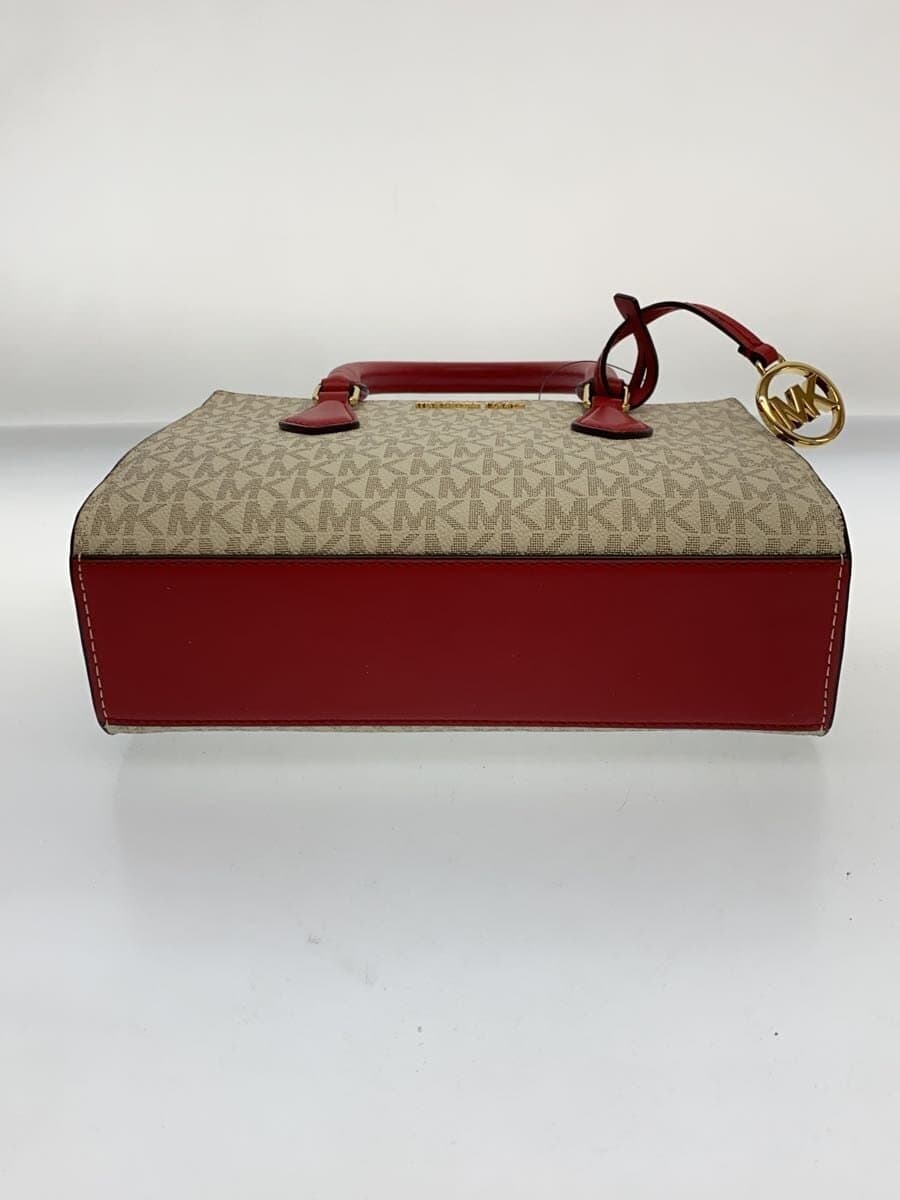 MICHAEL KORS Handbag PVC CRM All-over Print 35S3G6HS5B 4