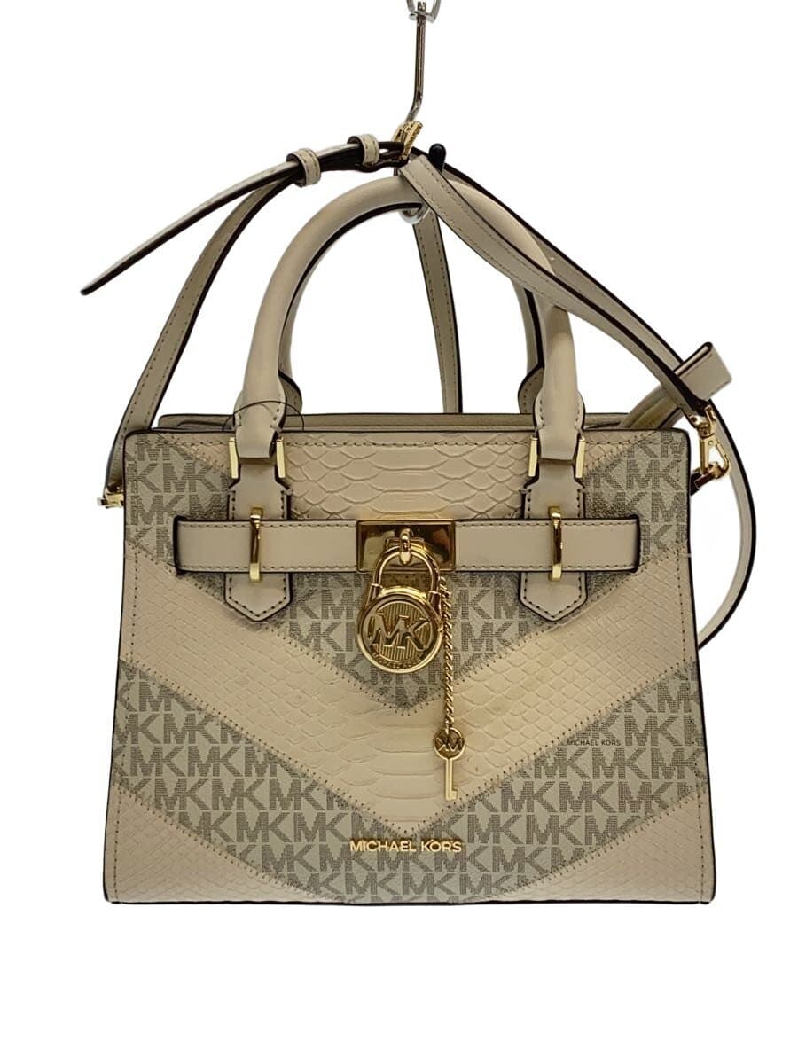 MICHAEL KORS Shoulder Bag PVC CRM All-Over Print 35R4GHMS1L