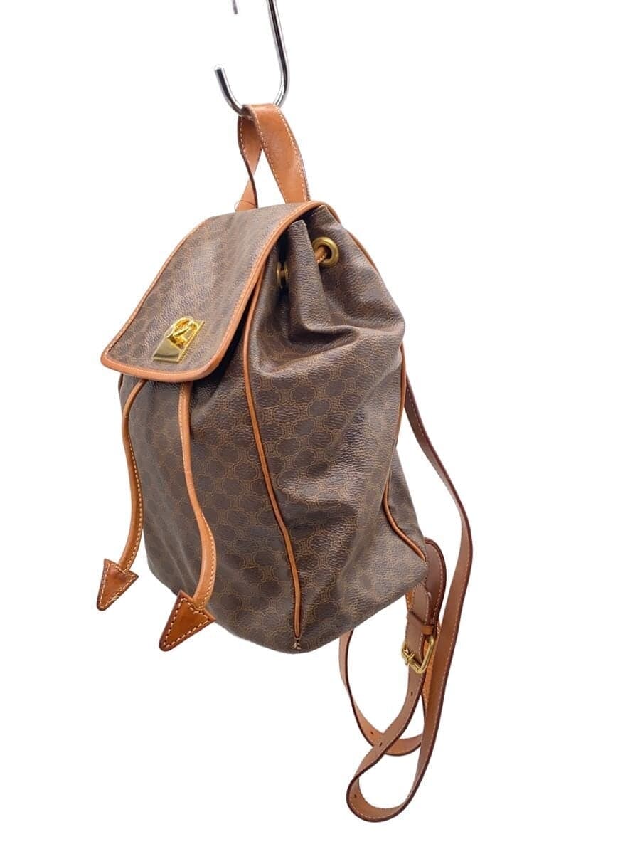 CELINE shoulder bag leather BRW all-over pattern 2